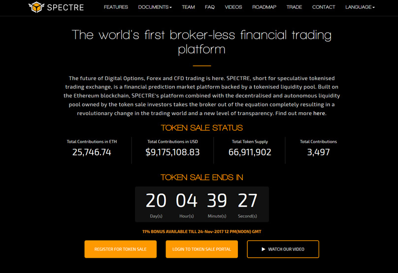 Spectre Website