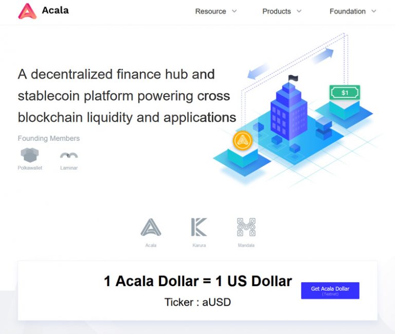 Acala Acala: DeFi Hub & Stablecoin Platform for Cross-Chain Liquidity & Apps