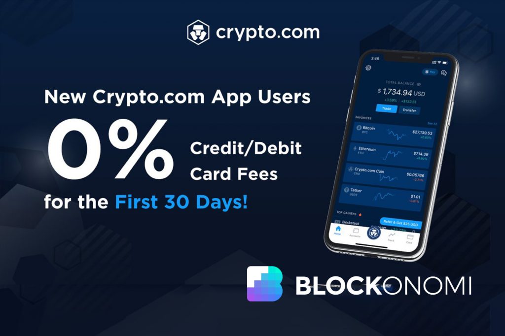 New Crypto.com App Users: 0% Credit/Debit Card Fees for the First 30 Days!