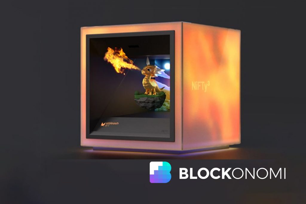 Polychain Monsters Partners with Unleash Art in presentation of unique holographic cubes