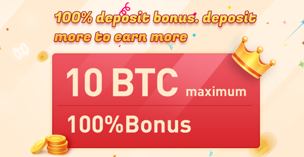 100% deposit bonus