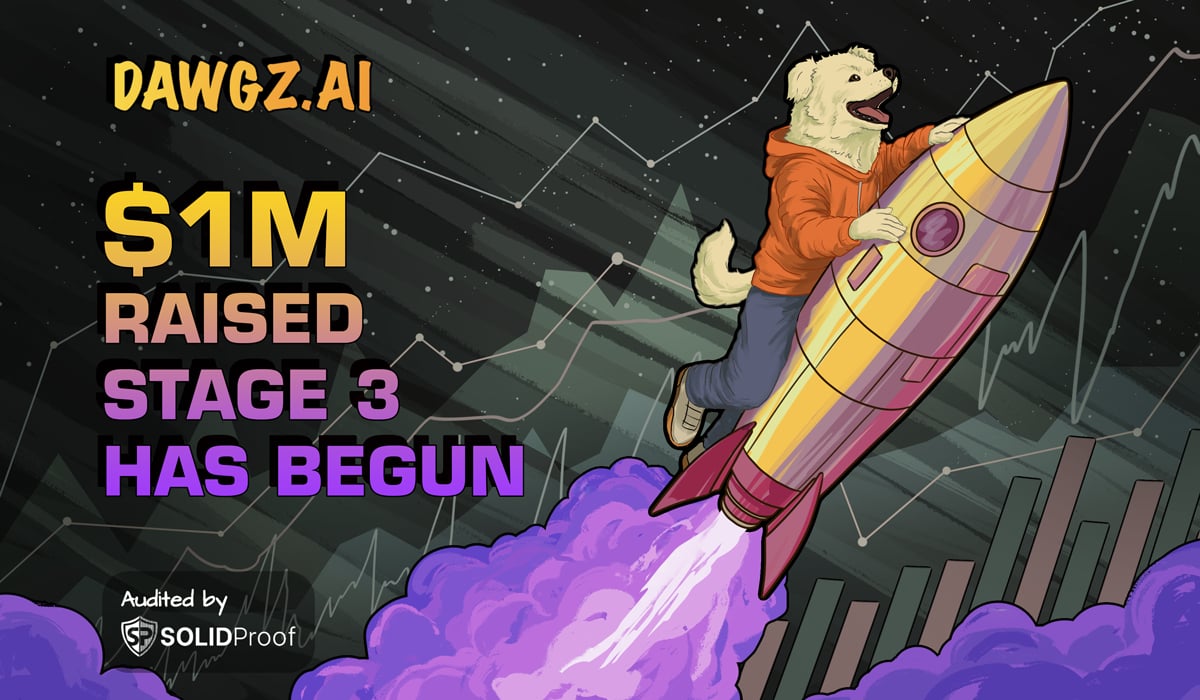 Dawgz Ai Launch Date In Usa New AI Meme Coin, Dawgz AI, Crosses $1 Million in Its Third Presale