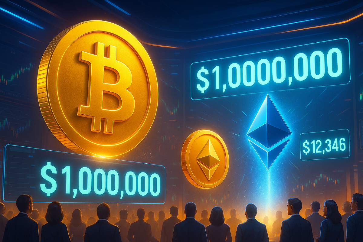 If Bitcoin Hits $1,000,000, Here’s How Much 1 Ethereum Could Be Worth
