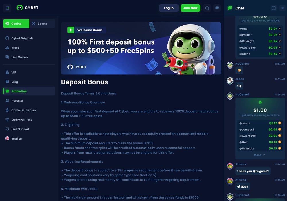 Welcome Bonus