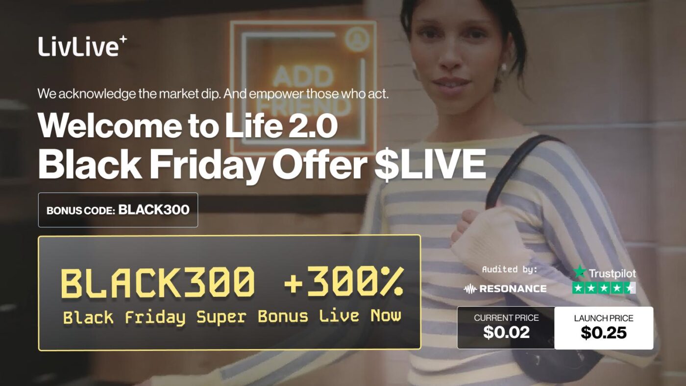LivLive Launches a 300% Bonus Outshining Ethereum and Solana Hype as the Best Crypto Presale to Buy in Q4 2025