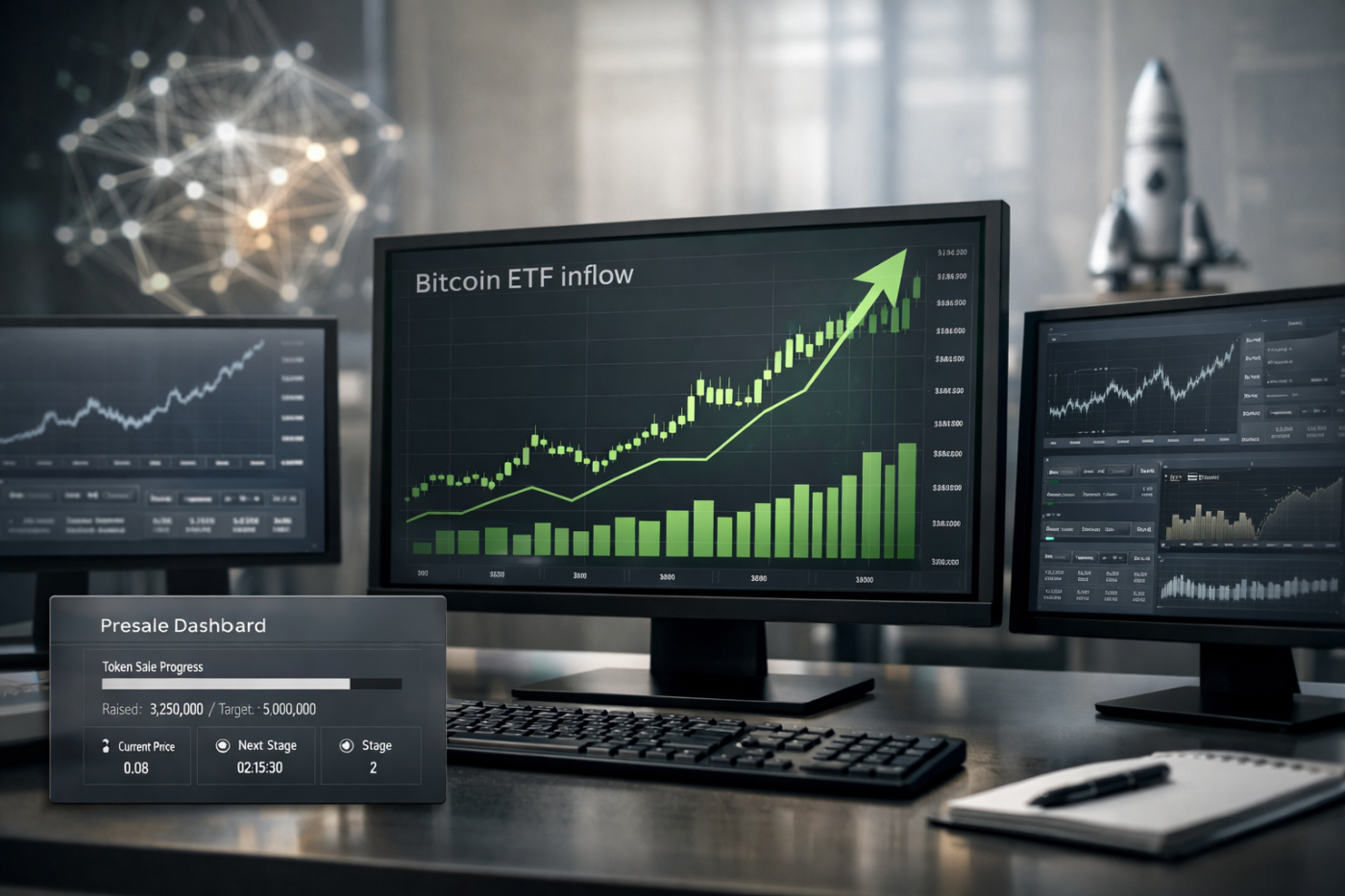 Best Crypto Presale December 2025: ETF Inflows Mark Renewed Institutional Confidence, DeepSnitch AI Jumps 92%