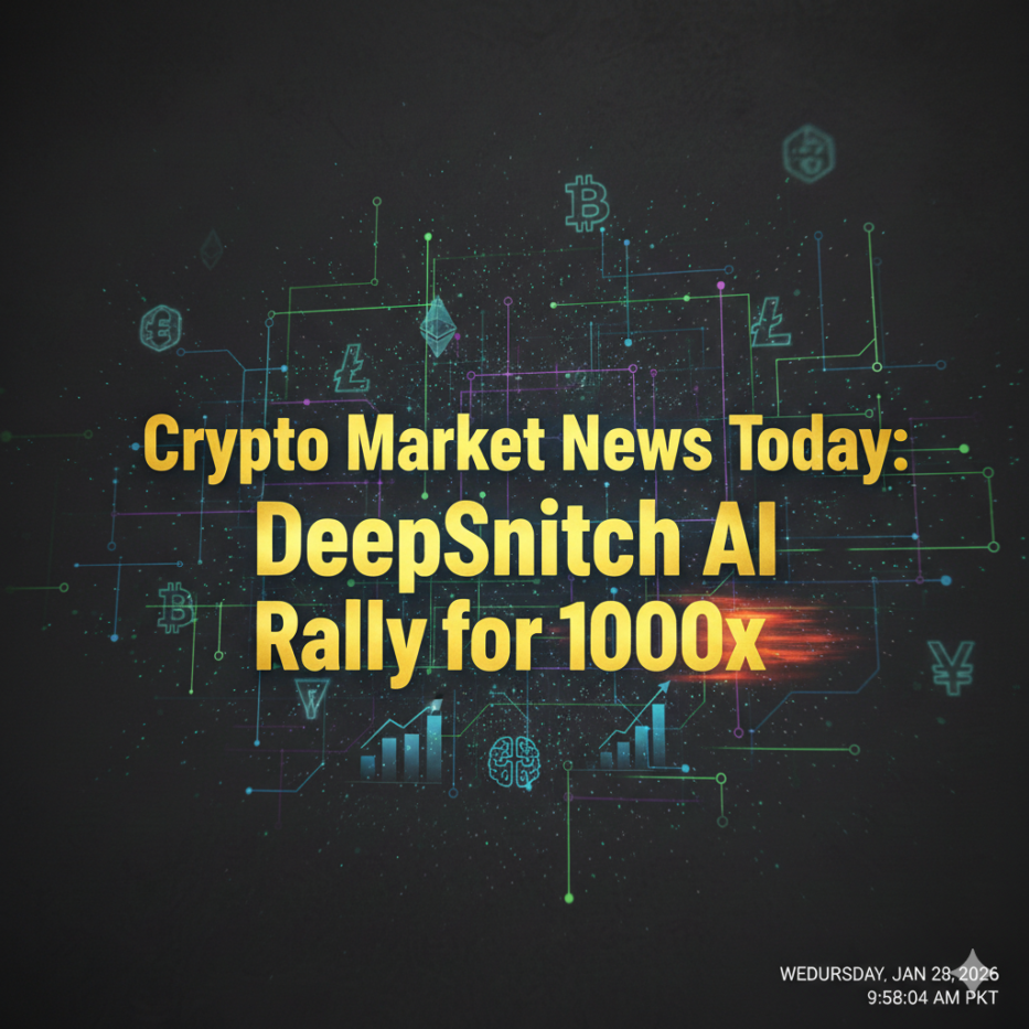 Crypto Market News Today: DeepSnitch AI Rally for 1000x Gains with 300% Bonuses in Presale