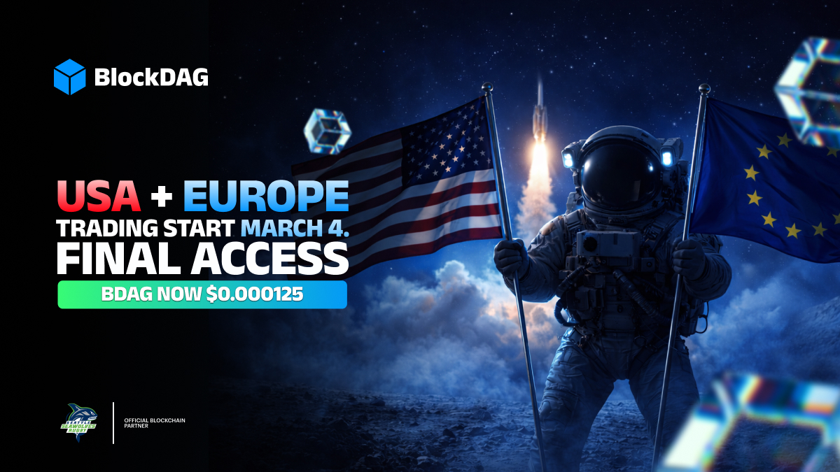 Last Call for $0.000125! Secure BlockDAG Before USA & Europe Start Trading On March 4, While Hedera & Dogecoin Drift Sideways