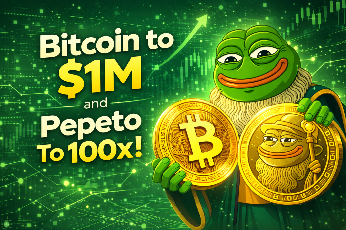 क्रिप्टो मार्केट न्यूज़ टुडे: Pepeto प्रीसेल $7.2M तक पहुंचा जबकि 300X पूर्वानुमान बढ़ रहे हैं और Michael Saylor कहते हैं Bitcoin एक मिलियन तक जाएगा