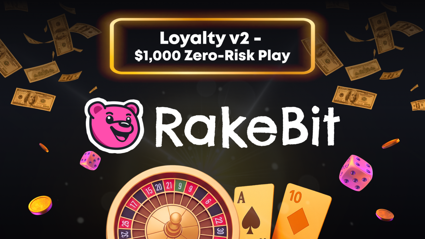 Rakebit Unveils Massive Loyalty Overhaul: New Players Get Zero House Edge on First $1,000