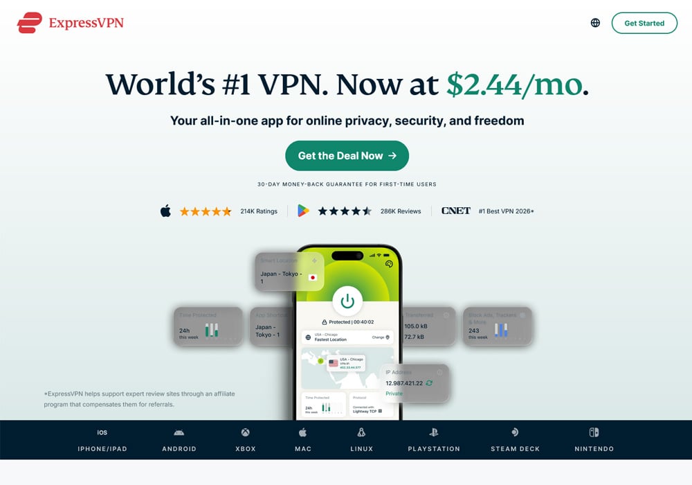 ExpressVPN Review: Fast Speeds, Strong Privacy, But Any Downsides?