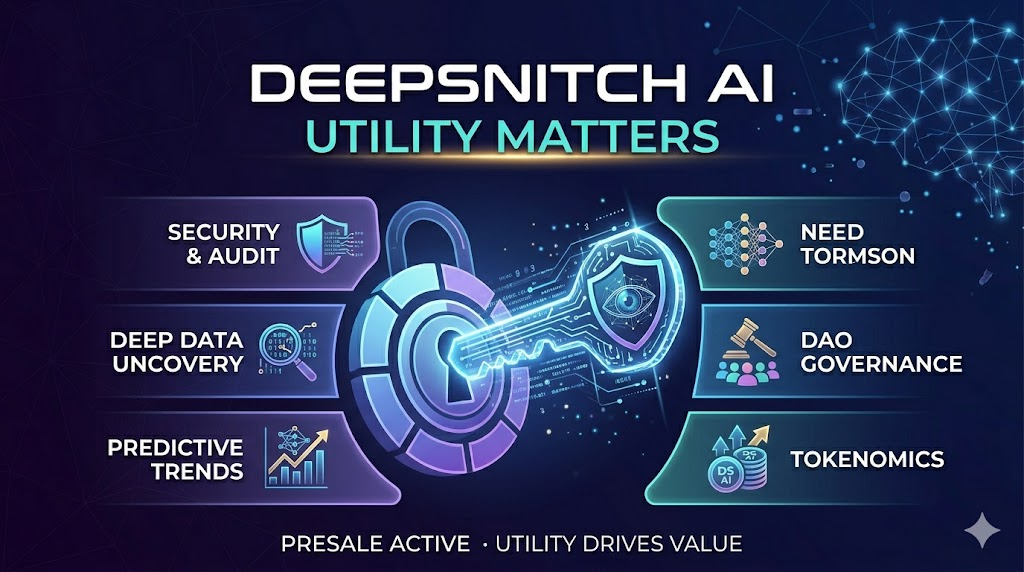 3 Reasons DeepSnitch AI’s Utility Could Matter More Than Hype Before March 31, as It Offers a 100x Limited Chance for Investors