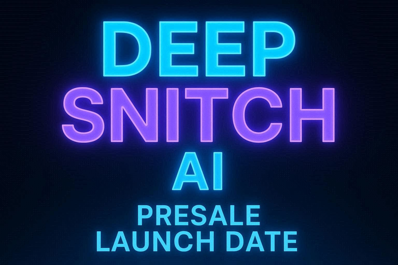 DeepSnitch AI Presale Launch Date: Less Than Two Days Left Before DSNT Officially Goes Live on Uniswap