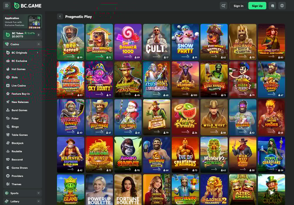 Pragmatic Play At BC Game