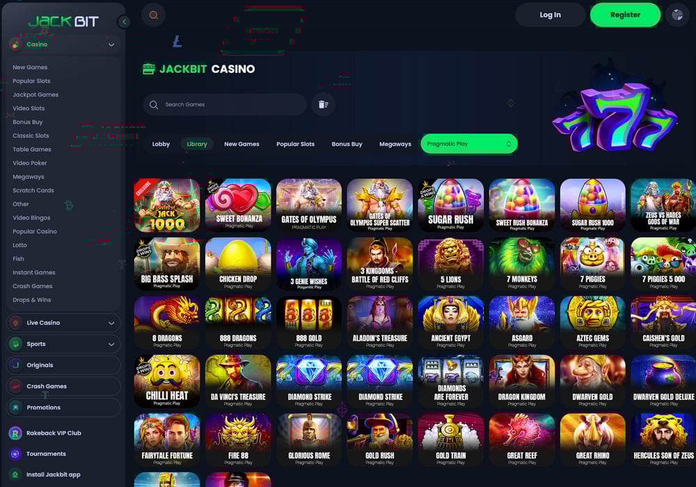 Pragmatic Play At Jackbit