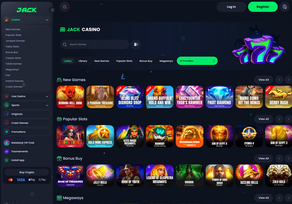 Jack.com Casino Review: The Crypto Casino With Welcome Bonus & Free Spins!