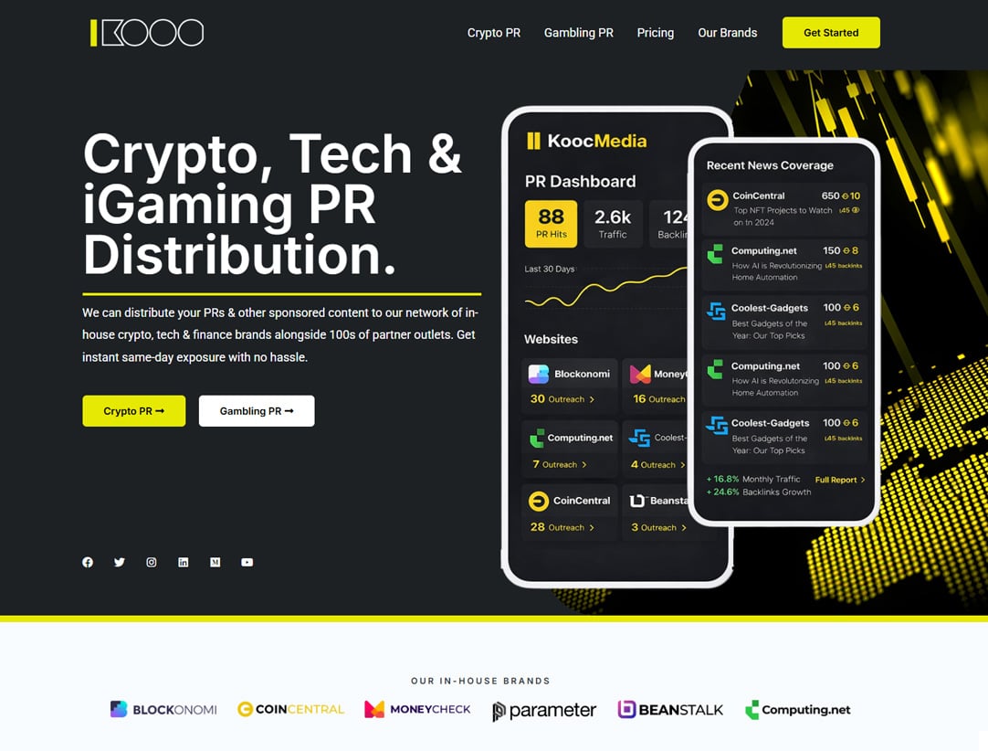 Kooc Media Expands PR Distribution Network With Dedicated AI Startup Services