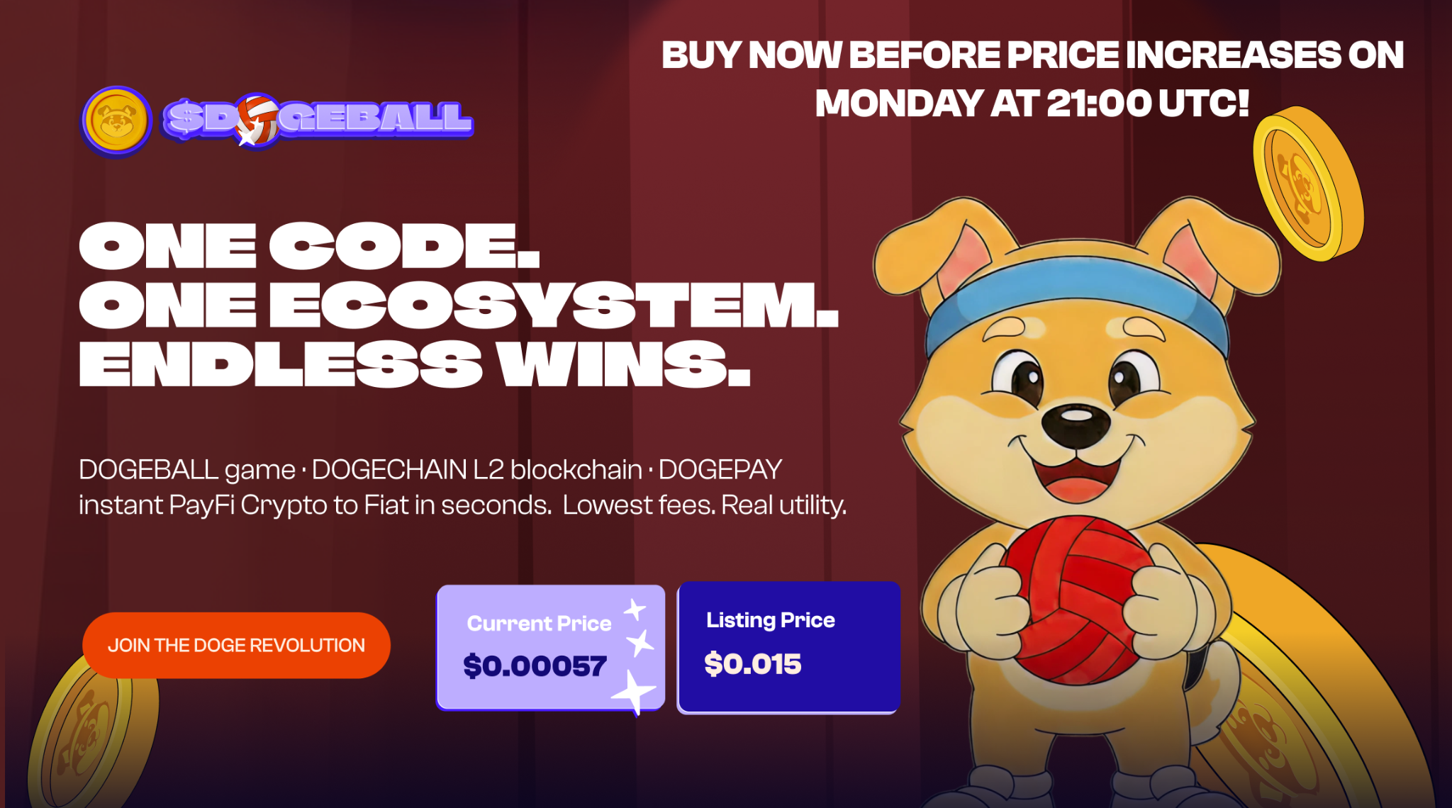 5 Cryptos for Massive May Gains – Why Waiting Until Monday Will Cost You More on $DOGEBALL