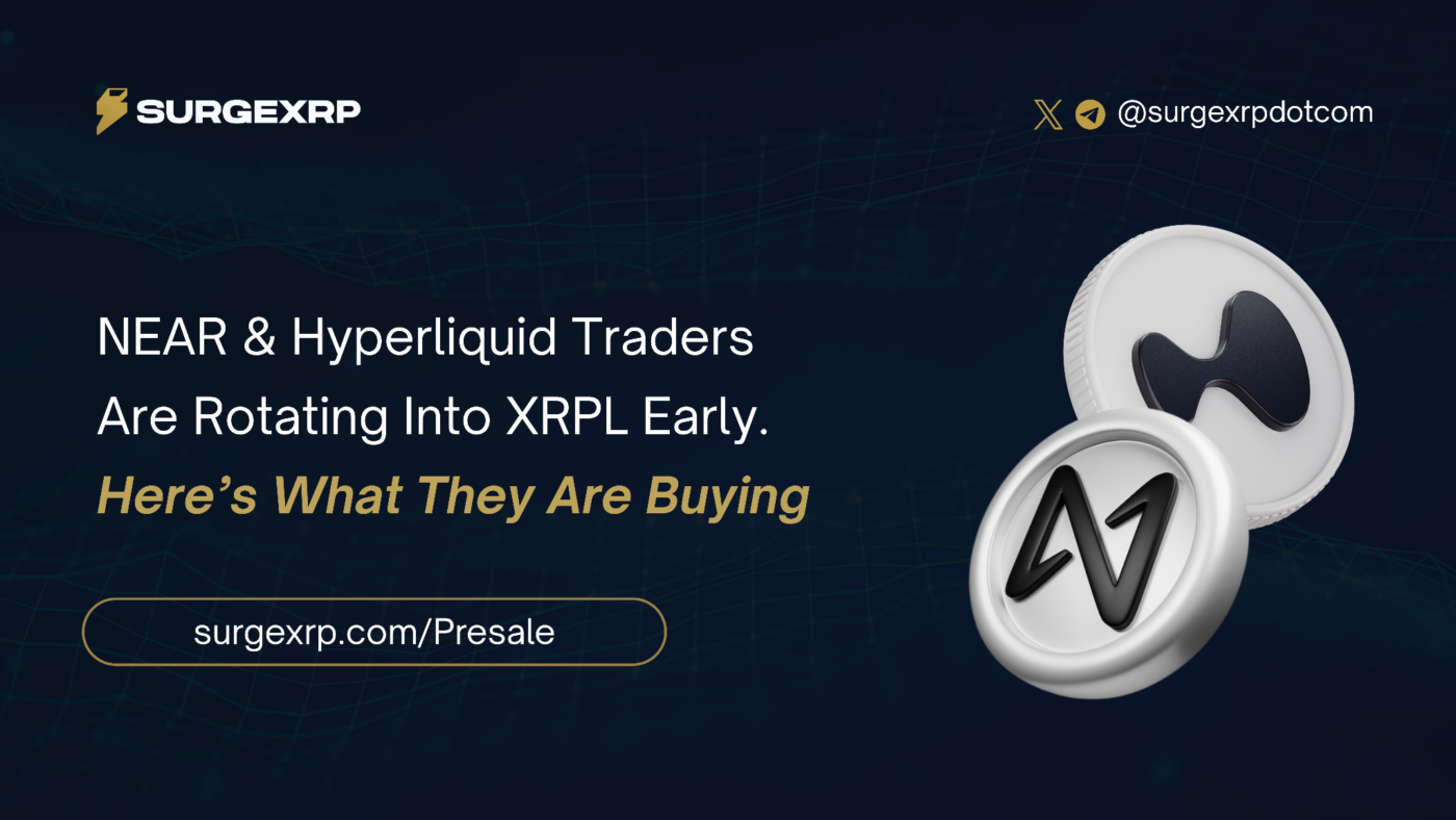 Crypto News Today: Near Protocol ($NEAR) & Hyperliquid ($HYPE) Whales Flock To SurgeXRP As $SGP Presale Momentum Accelerates Across XRPL