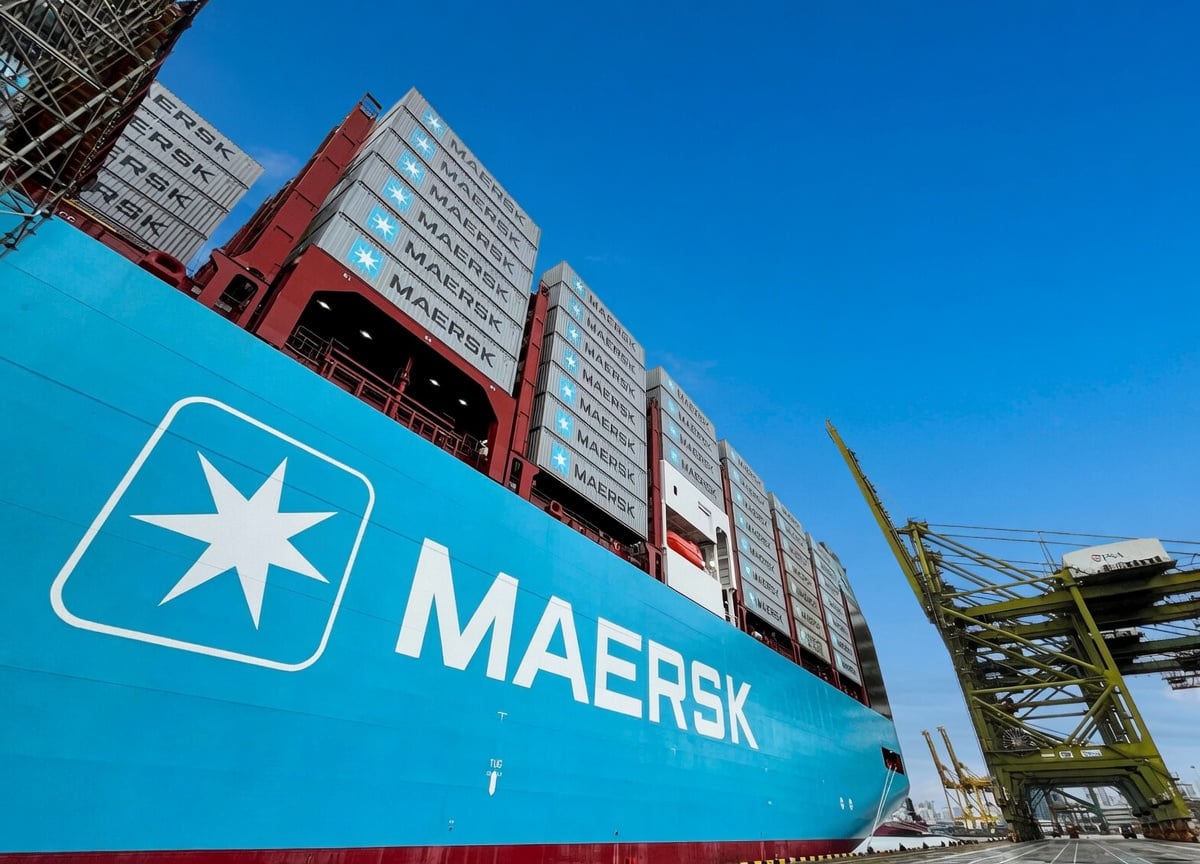 Maersk Shares Climb as Shipping Giant Doubles EBITDA Forecast for 2026