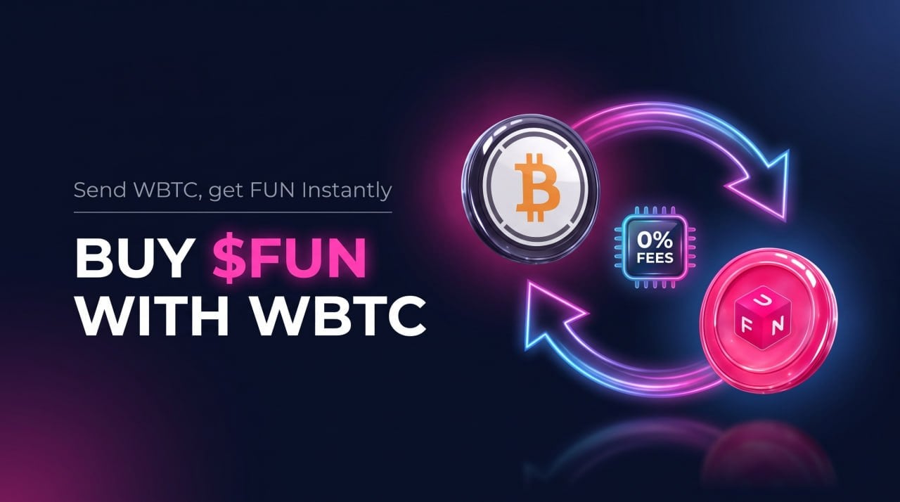 FUNToken Expands Deposit Options with WBTC (ERC-20) Support