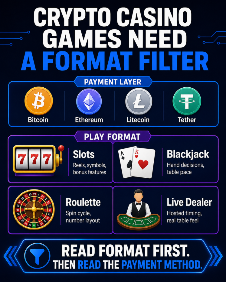 Crypto Casino Game Types Explained for Beginners