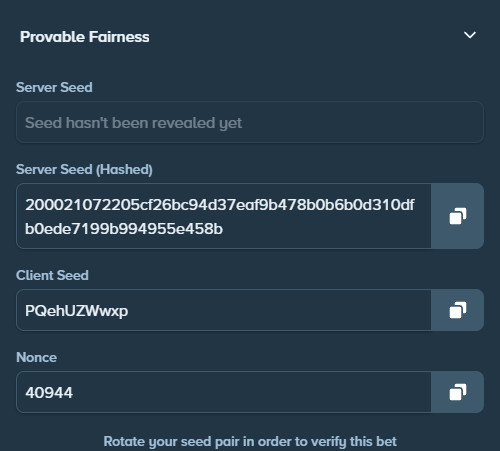 What does provably fair mean in crypto gambling?