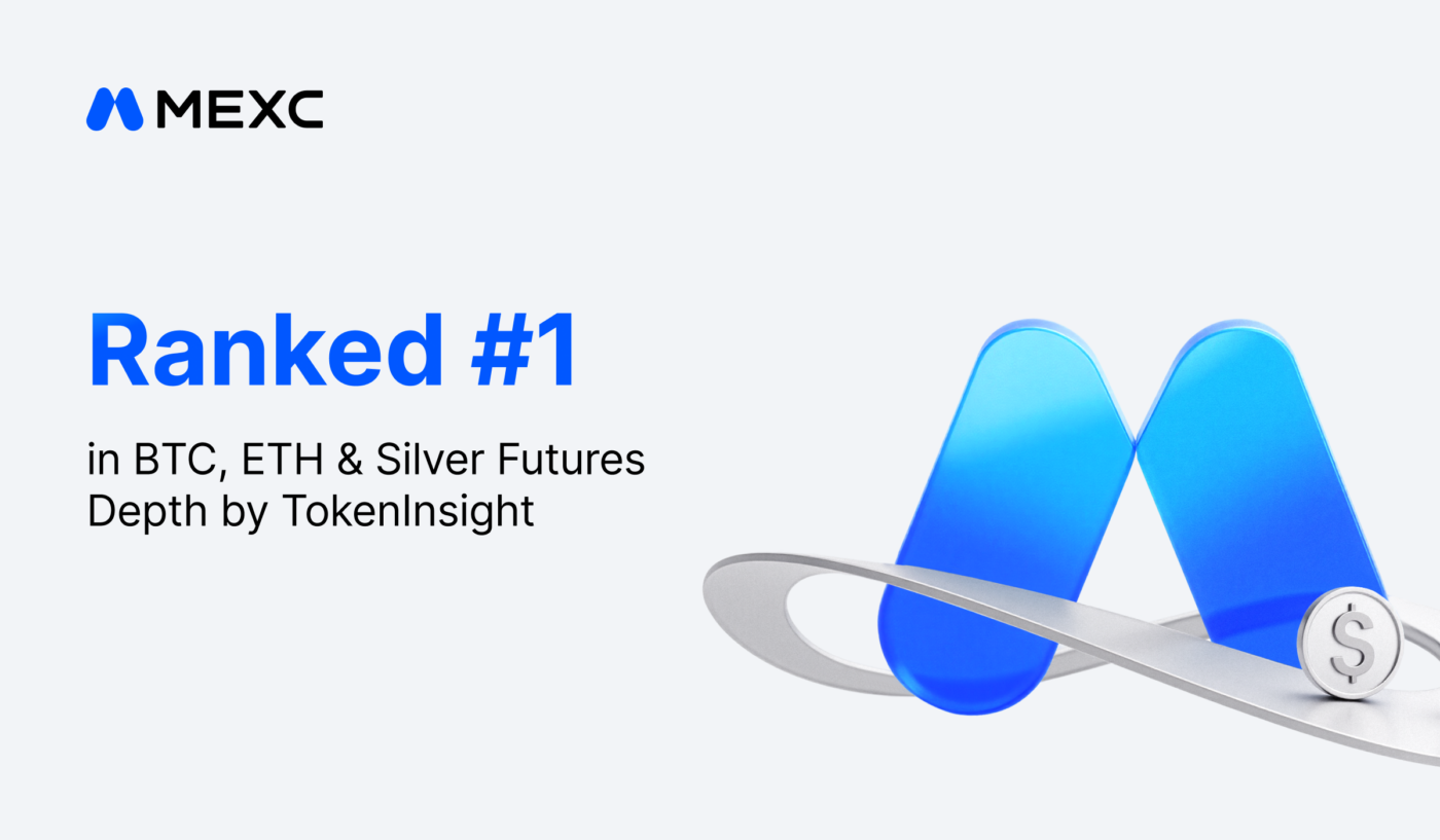 MEXC Ranks No. 1 in Near-Touch BTC, ETH and Silver Futures Depth, TokenInsight’s July Liquidity Report Shows