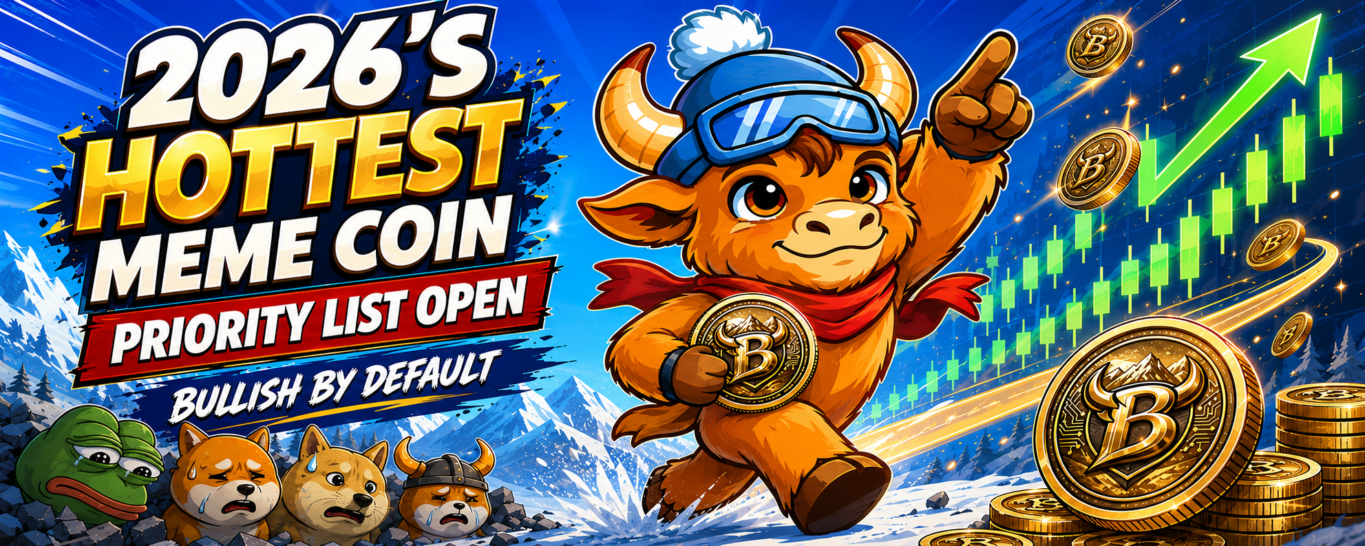 Best Meme Coins to Buy Now: DOGE, SHIB, PEPE and the $BULLSKI Presale